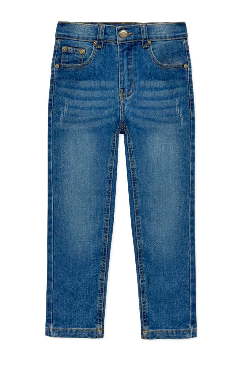 Boy's Basic Fit Jean: Medium Denim / 4