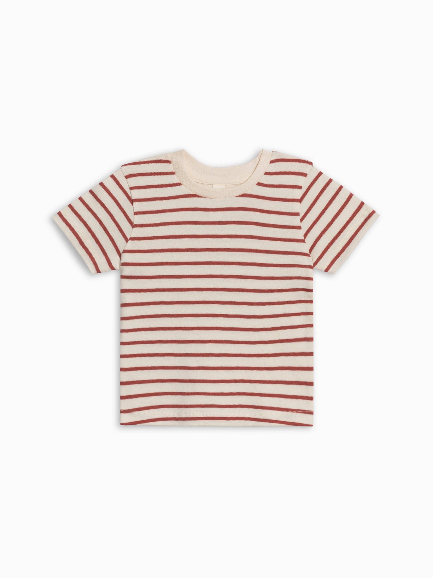 Short Sleeve Crew - Ron Stripe / Barn