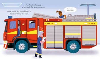 Peek Inside How a Fire Truck Works : Usborne