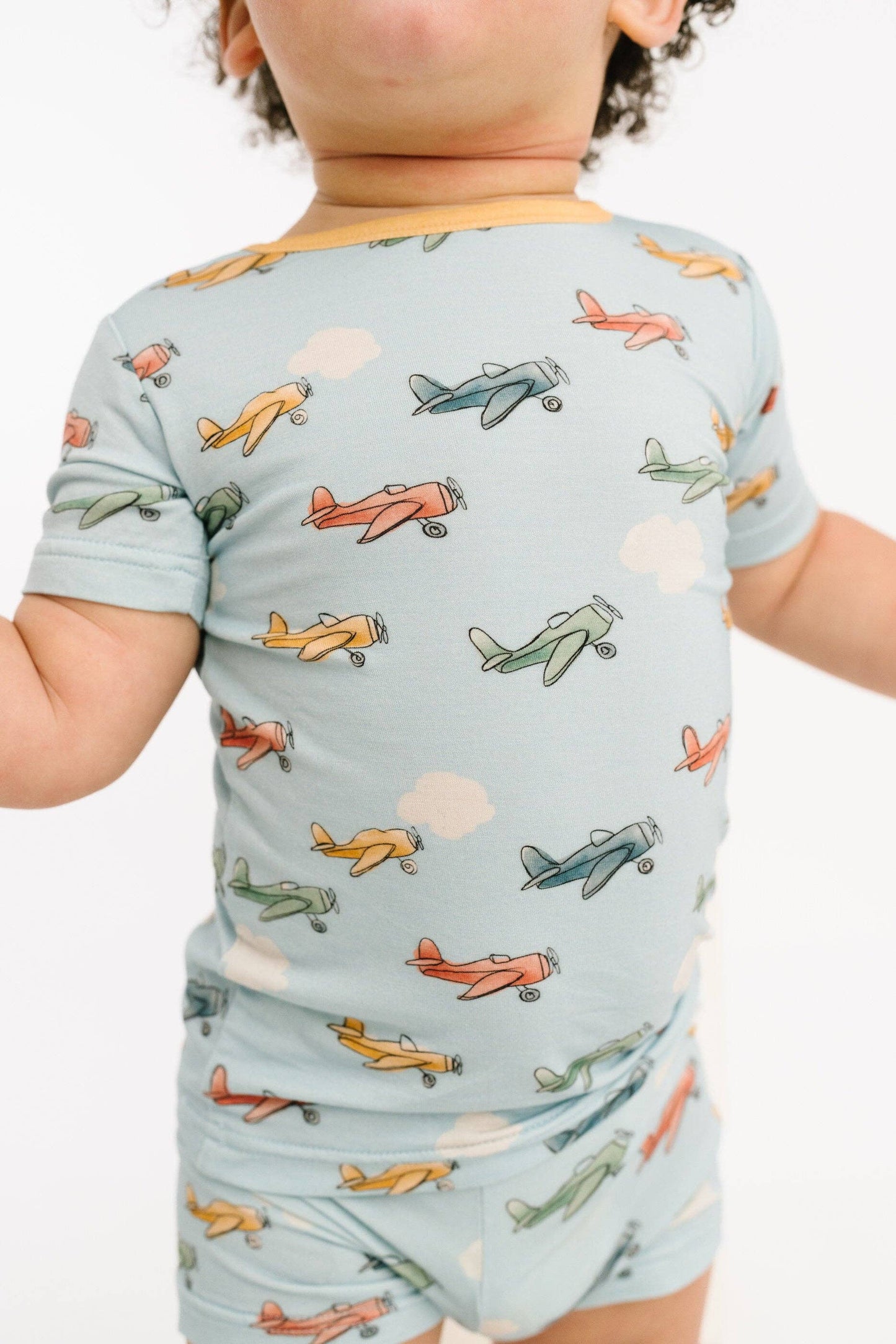 Pilot Pals Bamboo Shorts Set: 5T