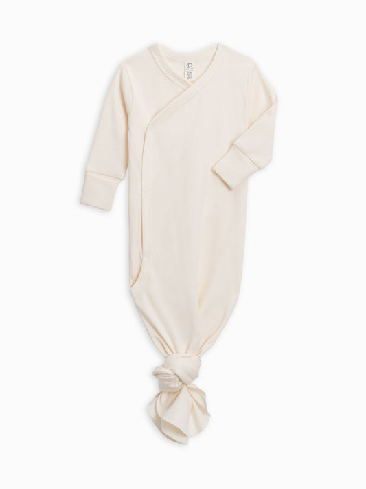 Classic Indy Kimono Gown: Ivory