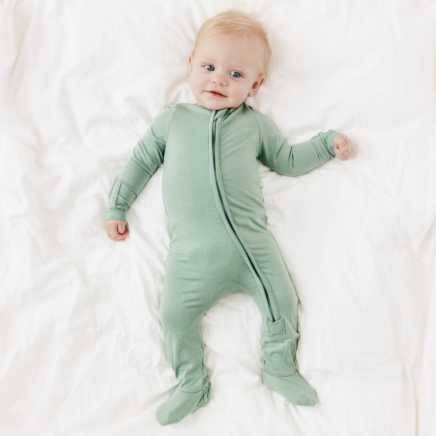 Zip-Up Footie Pajama - Briar: 3-6 Months