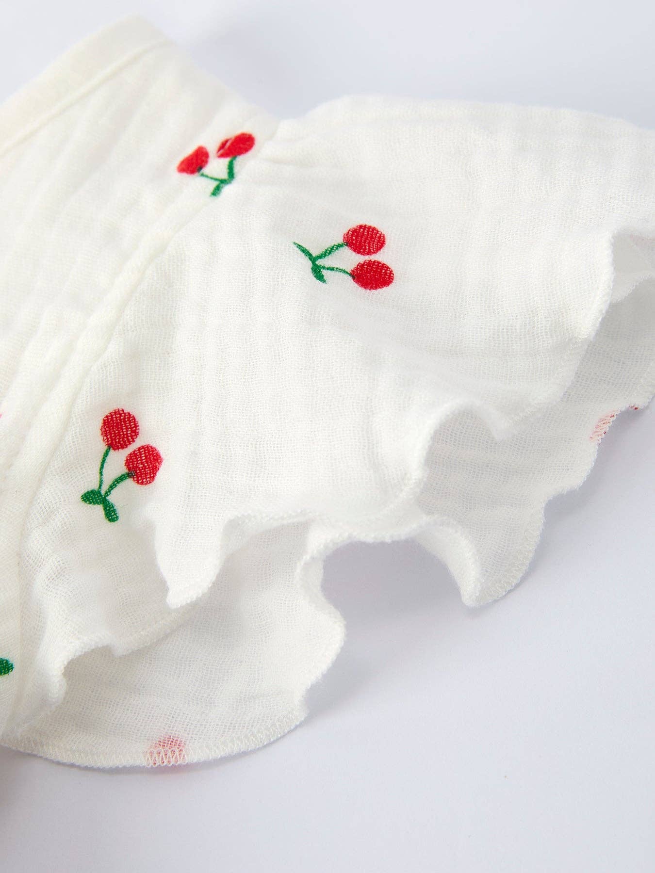 Baby Girls Spring Cherry Romper: 18M