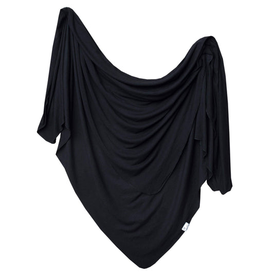 Knit Swaddle Blanket - Midnight
