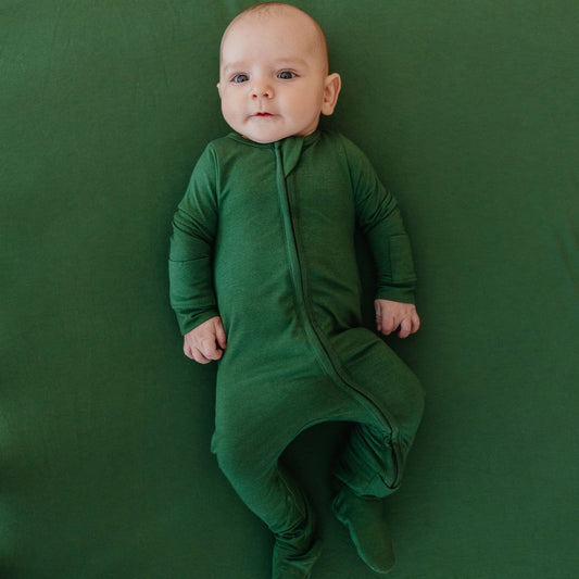 Zip-Up Footie Pajama - Alder