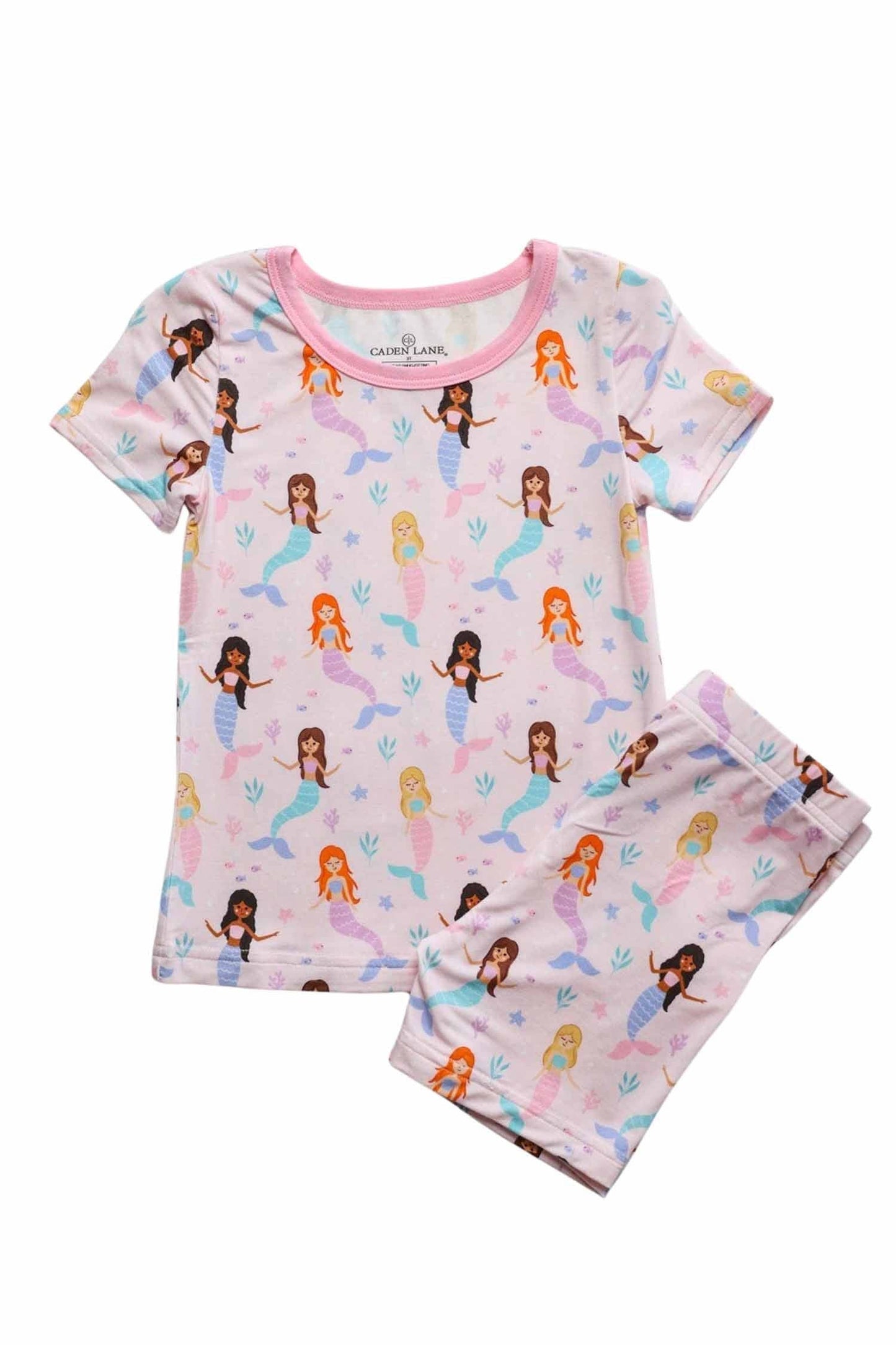 Two Piece Short Pajama Set | Let's Be Mermaids: 5/6