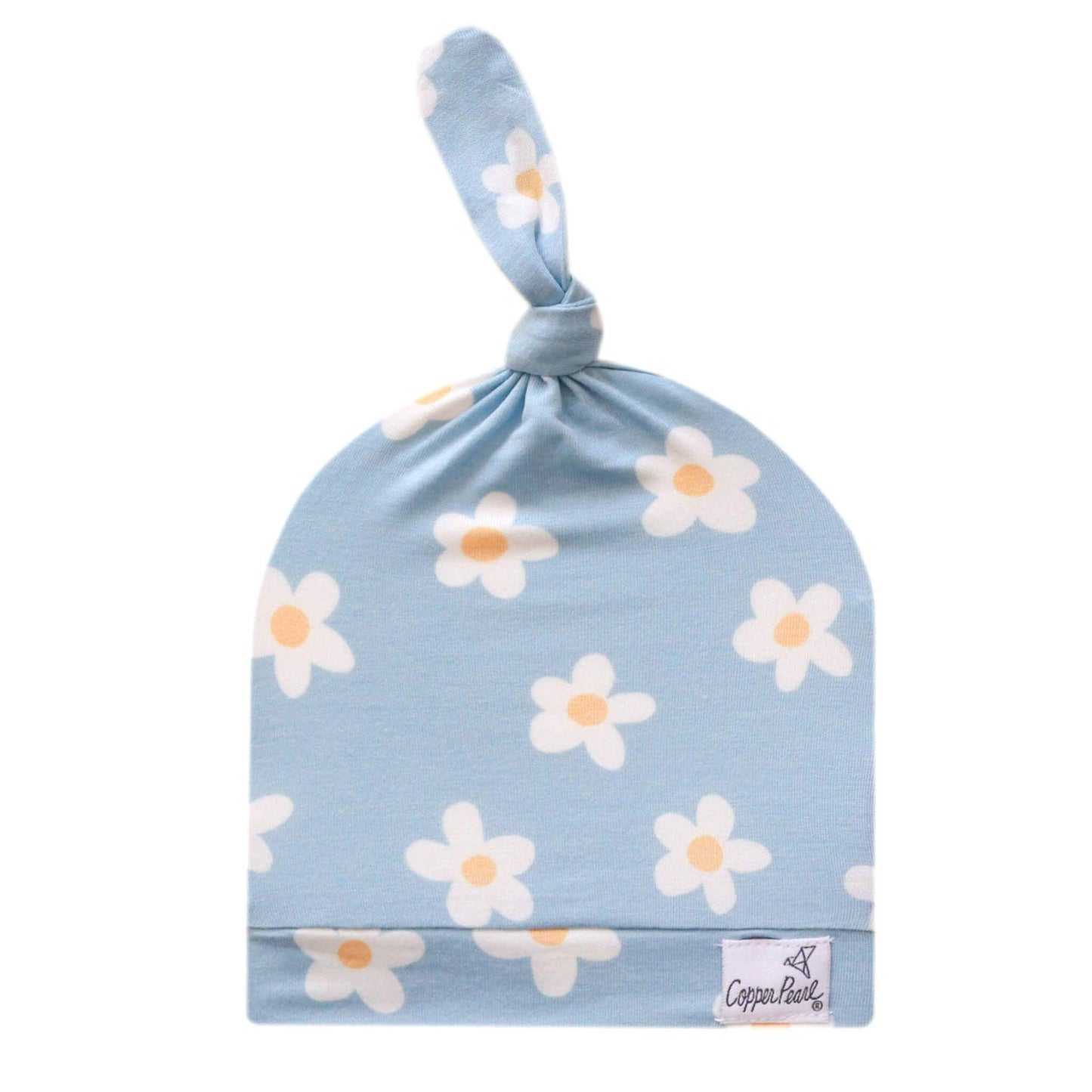 Top Knot Hat - Della: 0-4 Months