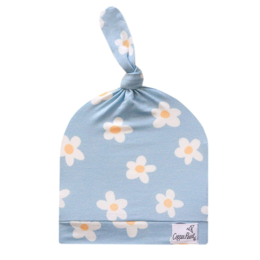 Top Knot Hat - Della: 0-4 Months