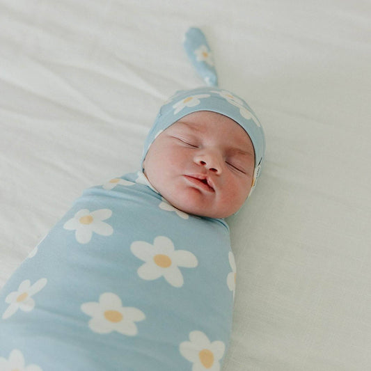 Top Knot Hat - Della: 0-4 Months