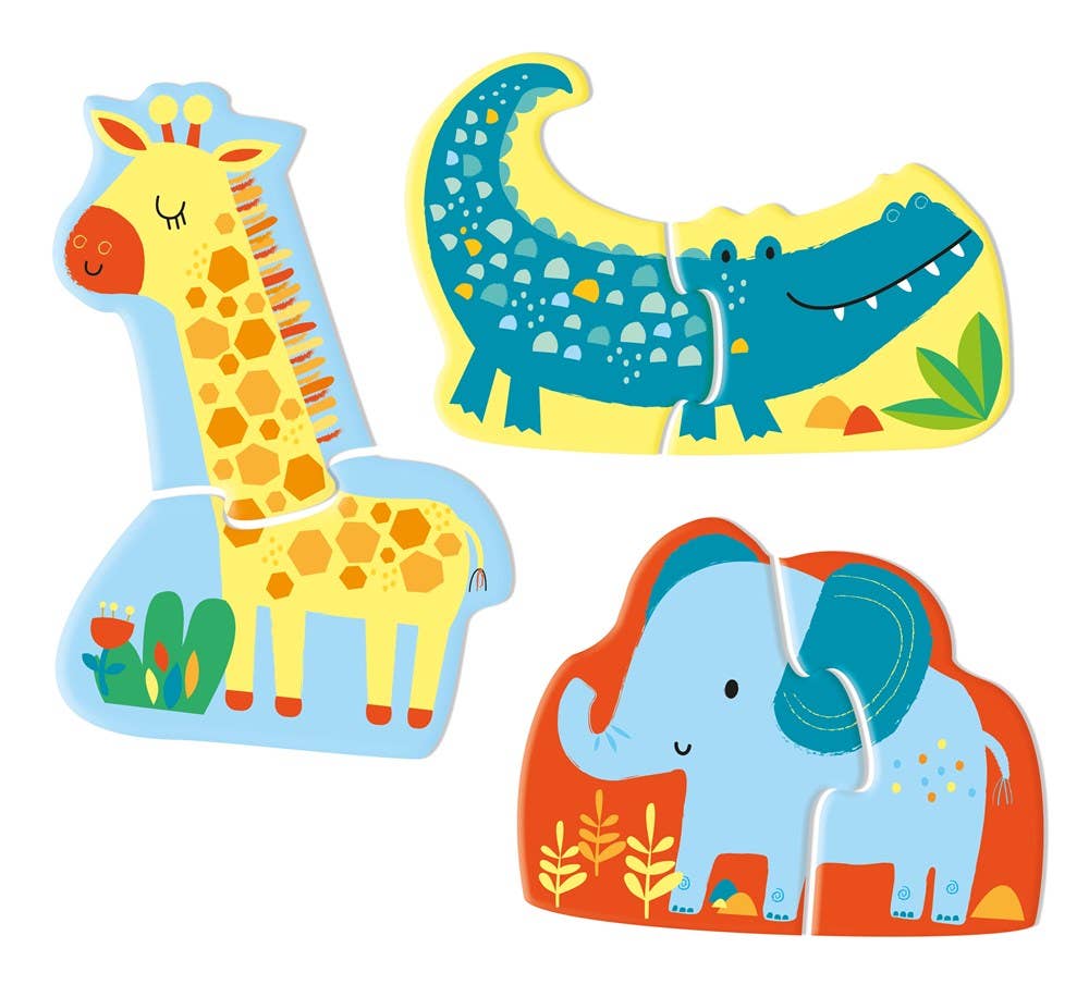 Usborne First Jigsaws And Book: Animals