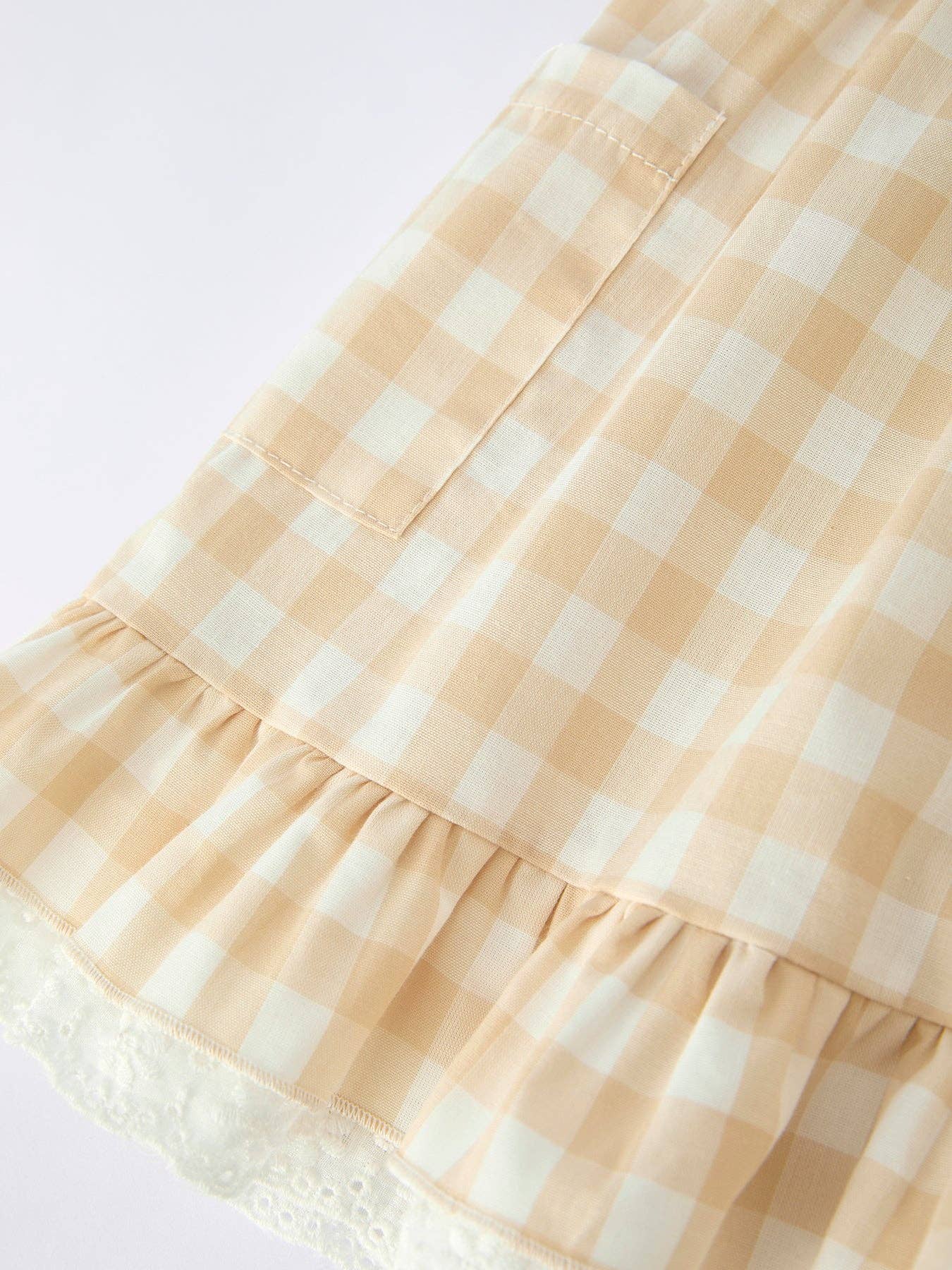Plaid Girl Dress With Pocket: 3
