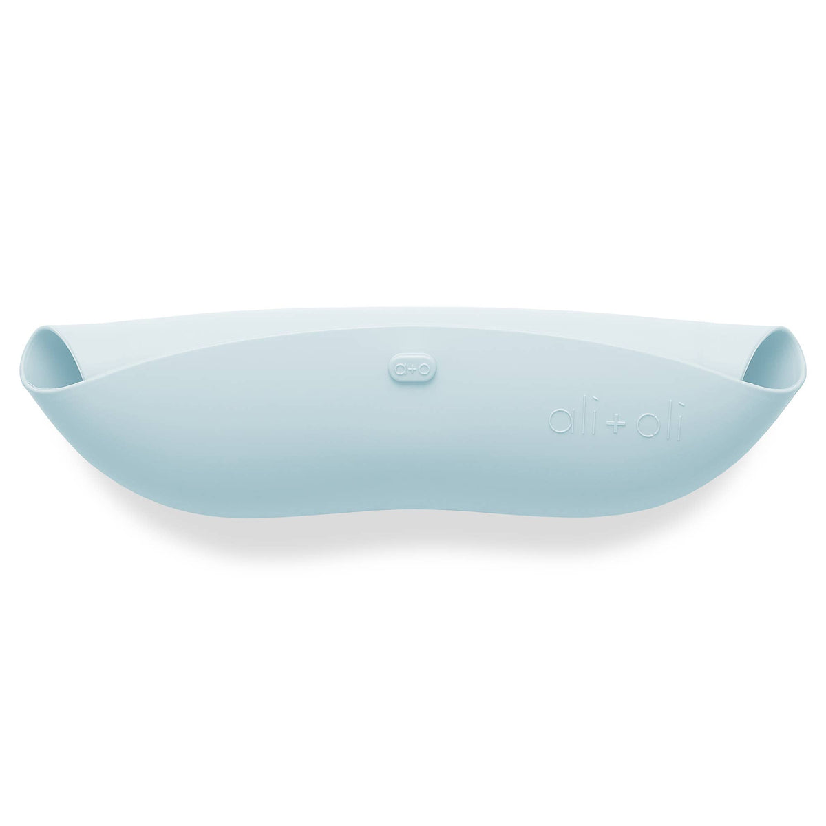 Silicone Baby Bib Roll Up & Stay Closed - (Sky)