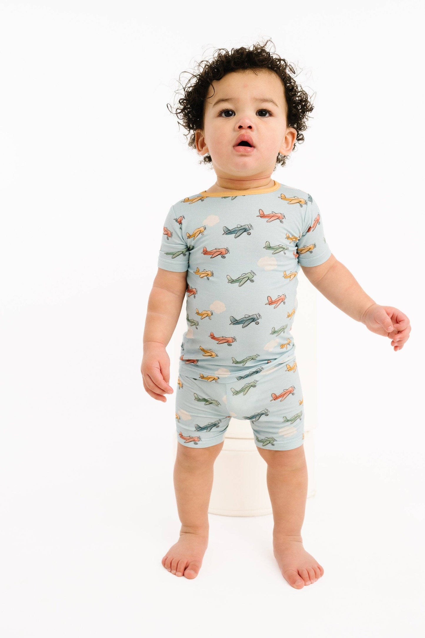 Pilot Pals Bamboo Shorts Set: 6/7