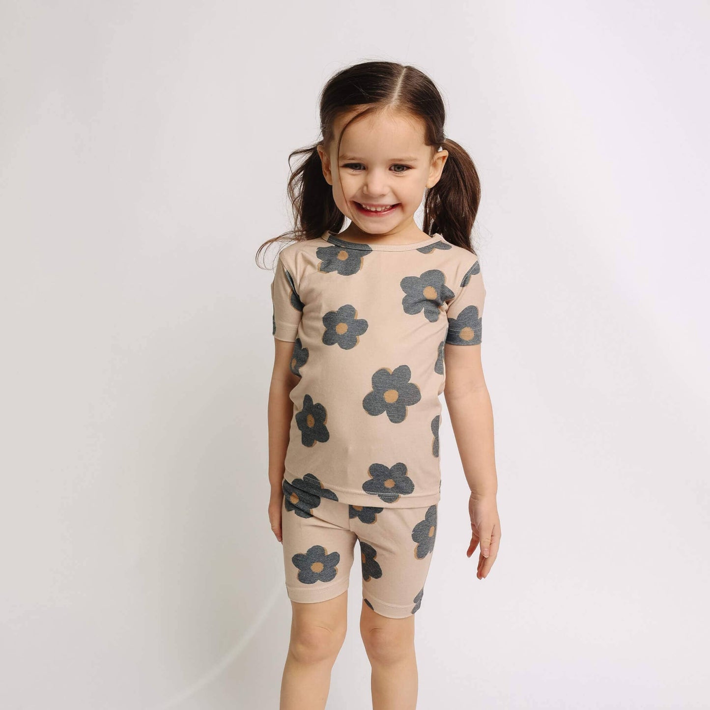 2pc Short Sleeve Pajama Set - Gemma In Tan: 18 Months