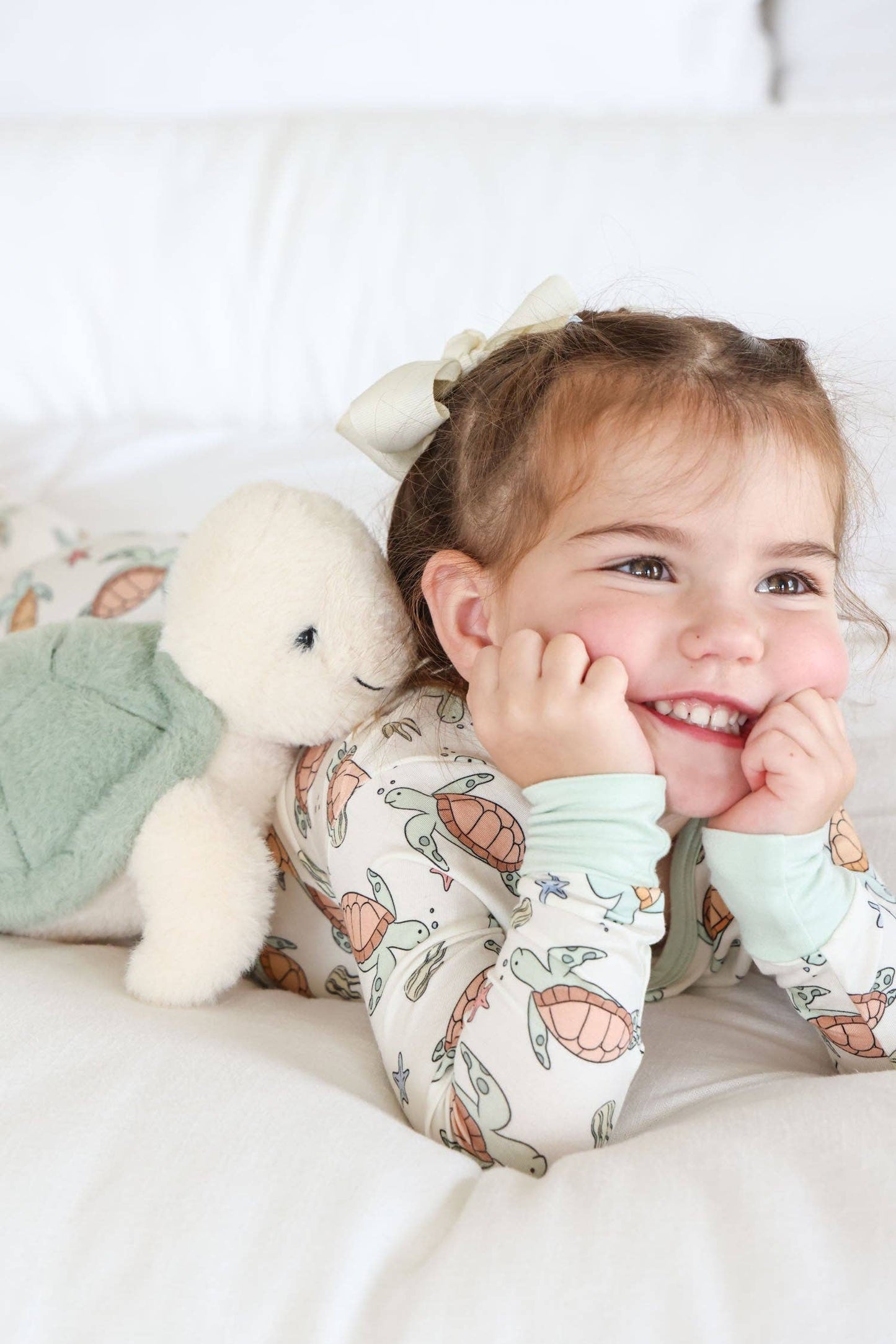 Two Piece Pajama Set | Turtley Rad: 2T
