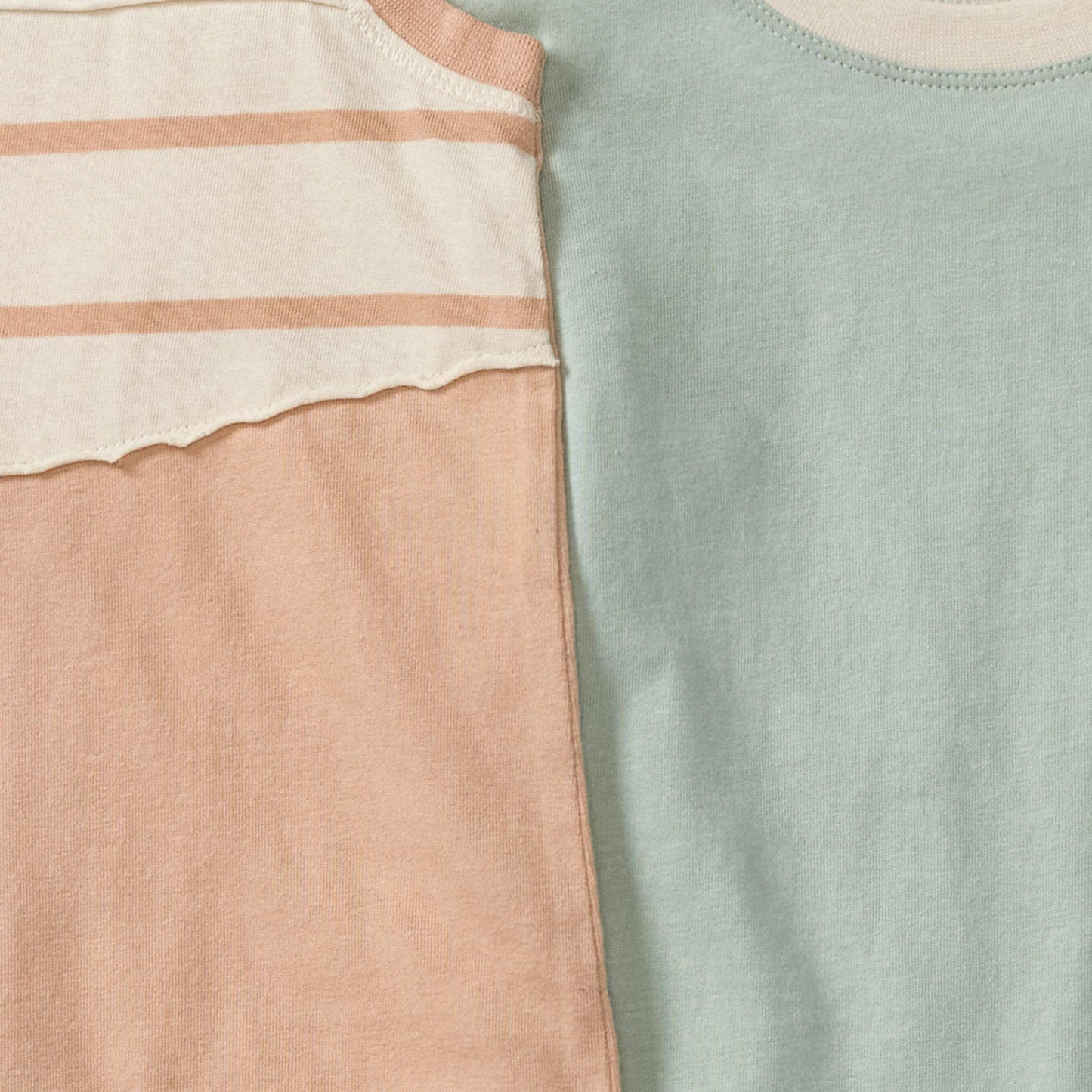 Basic Stripe Baby Boy Romper Set 2-Pack - Sweet Maple: 6-9M