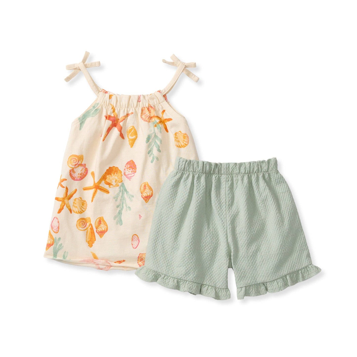 Starfish & Shells Girl Tank & Shorts Set: 5T