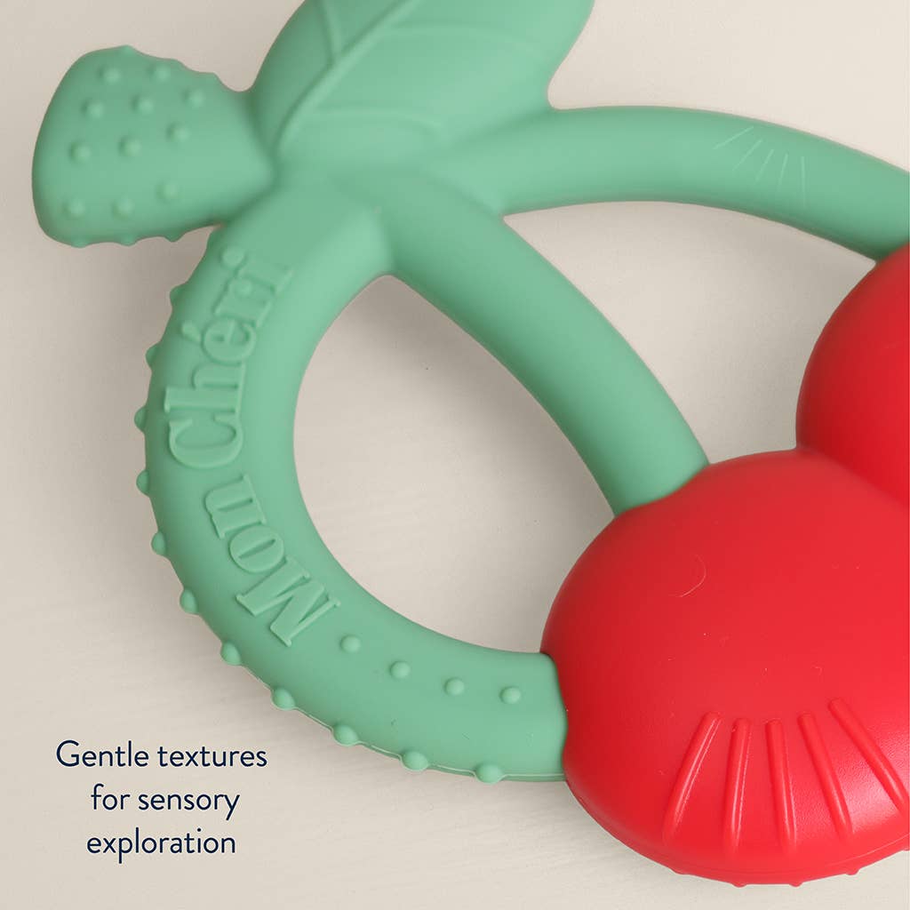 Bitzy Shake™ - Silicone Teether with Rattle: Goose