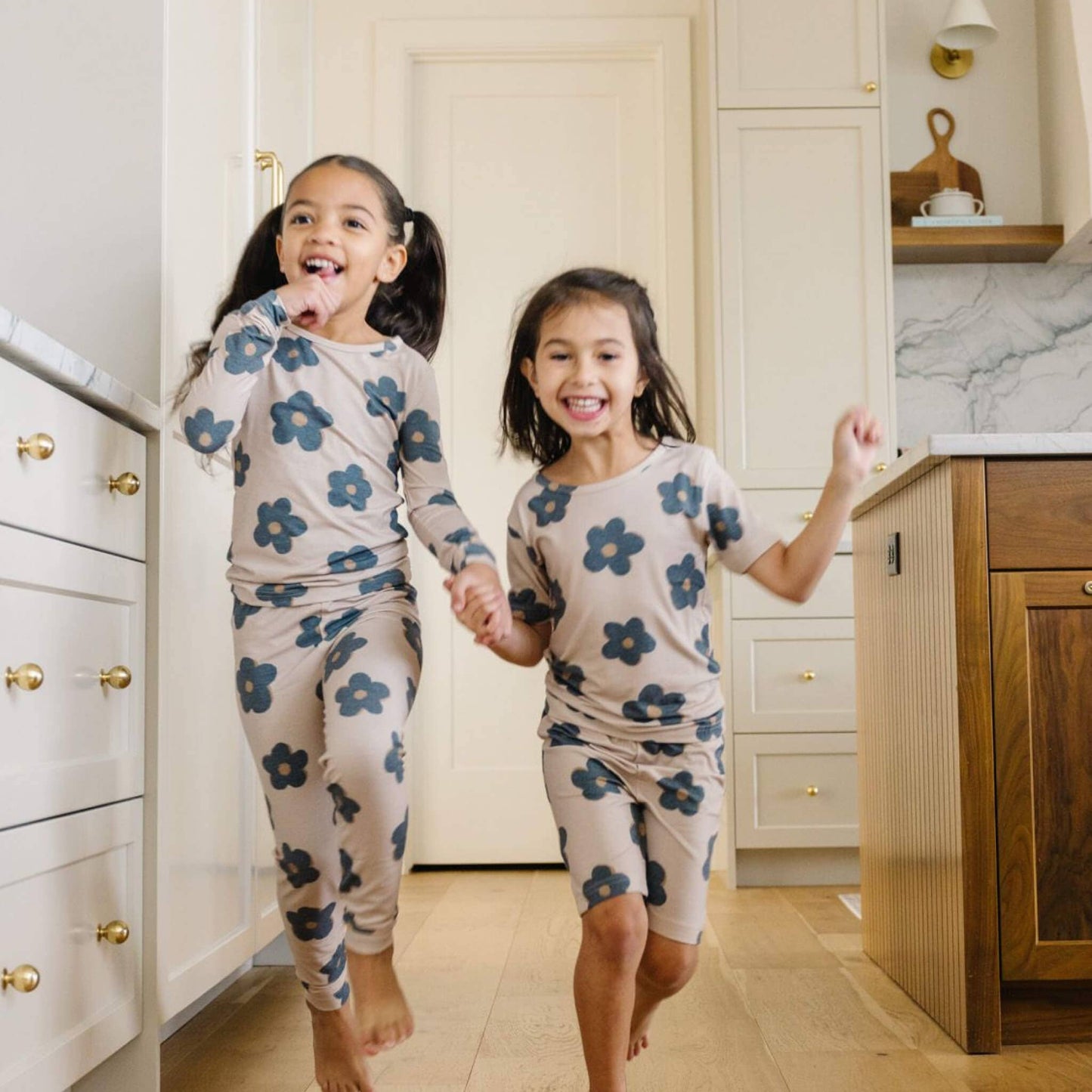 2pc Short Sleeve Pajama Set - Gemma In Tan: 4T