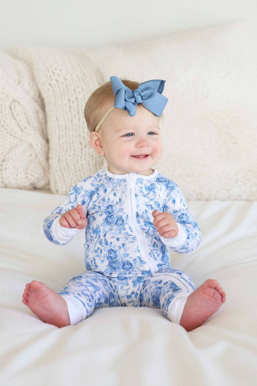 Betsy's Blooms Convertible Zip Romper: 3-6 months