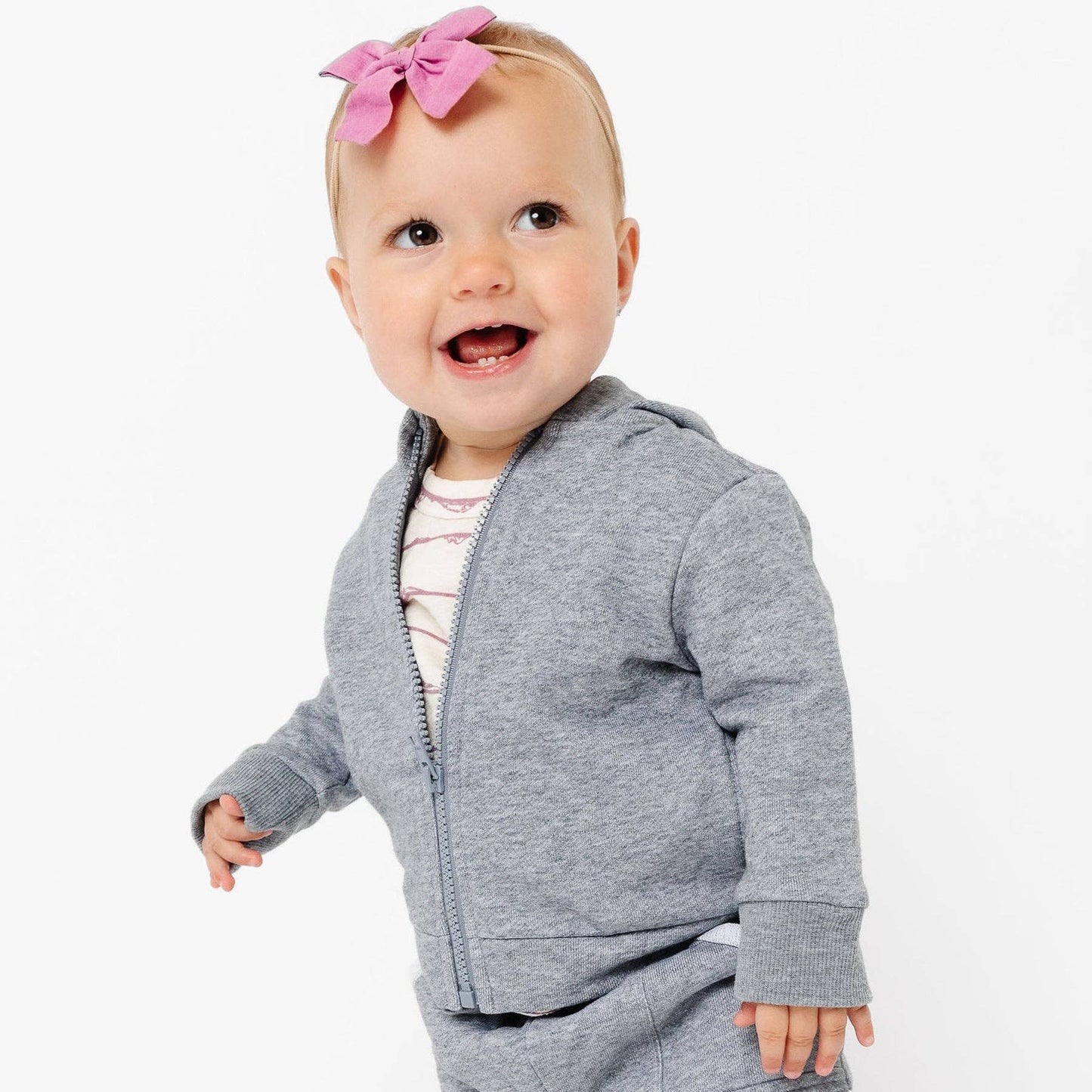 Zip-Up Hoodie - Gray: 18-24 Months