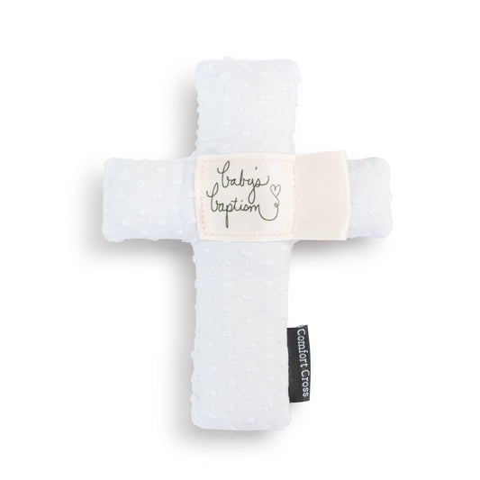 Pink Baptism Comfort Cross - 5x6in