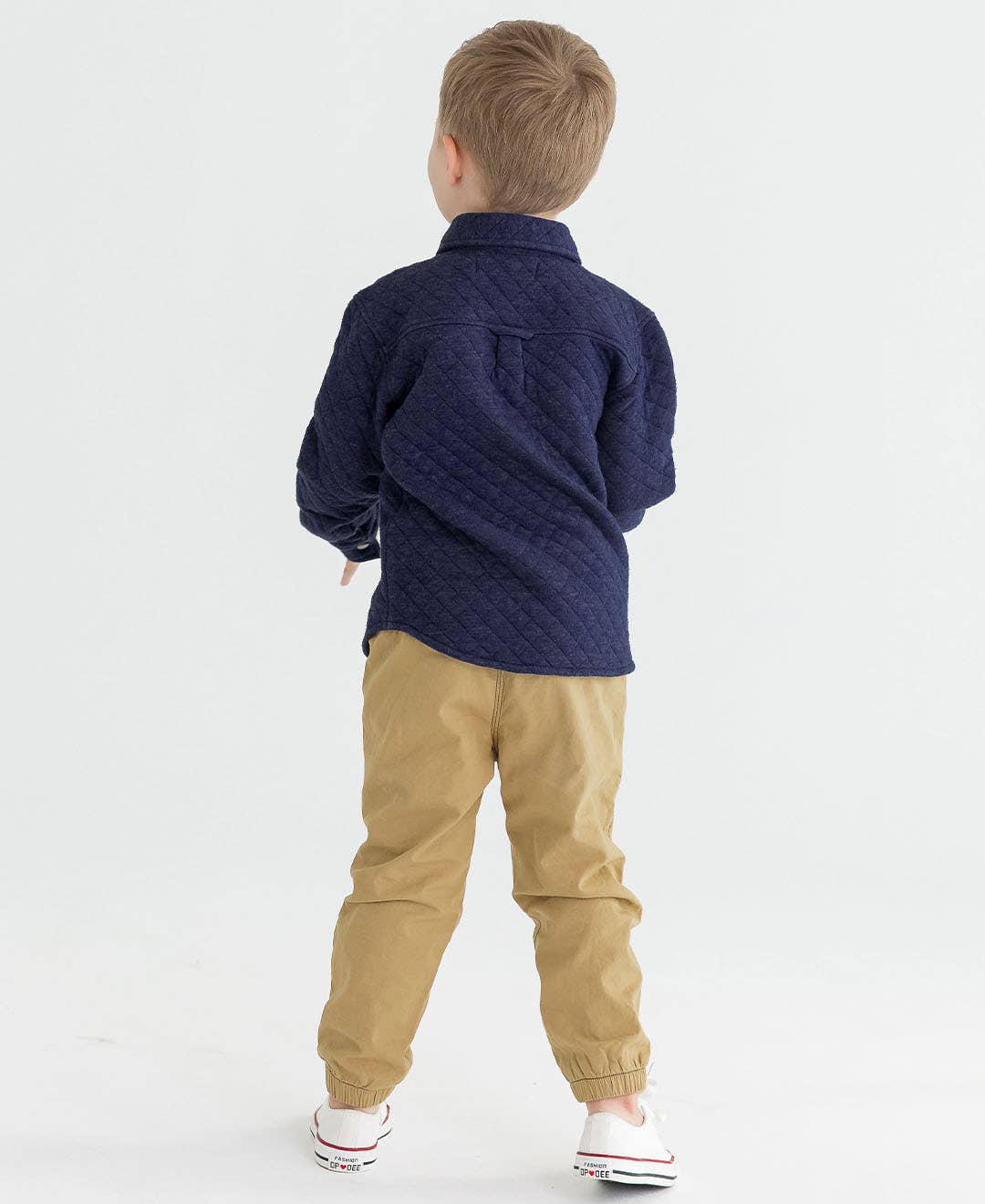Boys Dark Khaki Jogger Pants: 0-3m